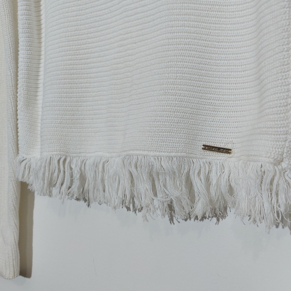 Michael Kors White Knit Turtle Neck Sweater - Picture 5 of 8